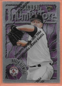 1996 Topps Finest Silver Uncommon #46 ROGER CLEMENS Boston Red Sox NM/Mint - Picture 1 of 2