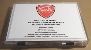 Ducati Dual Spark & 2v Valve Shim Kit ('07+) Open Opening Close Closing Like EMS - Picture 1 of 4