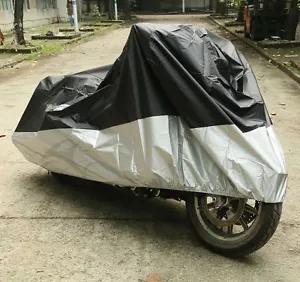 XXXXL Motorcycle Rain Cover For Harley Electra Glide Outdoor UV Protector - Picture 1 of 8