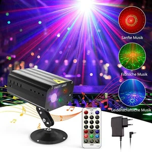 6 Farben 24 Muster LED Discokugel Lichteffekt Magic RGB DJ Party lichtorgel DE - Bild 1 von 11