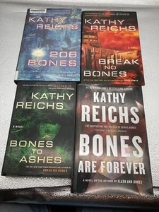 KATHY REICHS LOT OF 4 - TEMPERANCE BRENNAN "BONES" BOOKS - HARDCOVER W/ DJ - Picture 1 of 20