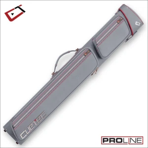New Cuetec Pro Line 2x4 GREY Hard Pool Cue Case - FREE US SHIPPING - Picture 1 of 9