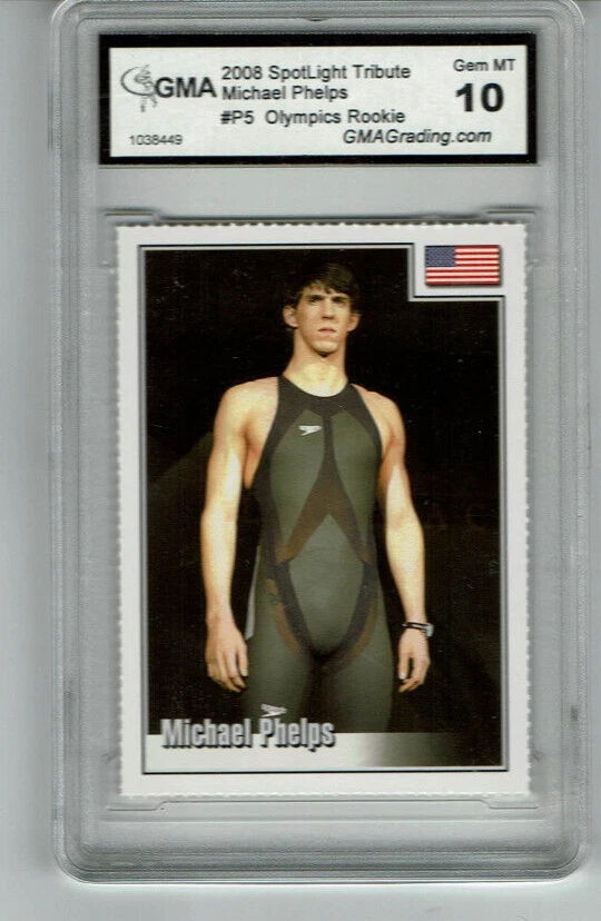 Michael Phelps Spotlight Tribute 2008 natación novato gema como nuevo 10 #P5 Foto 1 de 1