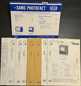 Sanyo 51C52N Sears Sylvania Wards Air TV Photofact SAMS Manual March 1977 #1638