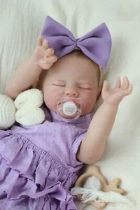 Reborn Baby Dolls Soft Vinyl Full Body 20 Inch Waterproof Realistic Newborn Baby - Picture 1 of 9