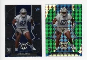 (2) 2022 JOSH PASCHAL Detroit Lions ROOKIE RC LOT GREEN PRIZM Kentucky Wildcats - Picture 1 of 1