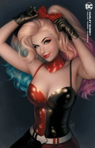 š„ HARLEY QUINN #1 WARREN LOUW EXCLUSIVE MINIMAL TRADE (VIRGIN) VARIANT 2021 NM! - Picture 1 of 1