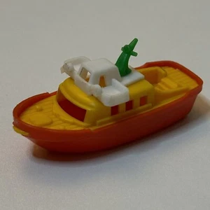 Bruder Mini Ship/Yatch Orange & Yellow Vintage Rare Made In W. Germany 1980s - Picture 1 of 6