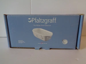 Pfaltzgraff Winter Frost Small Loaf Pan New in Box - Picture 1 of 3