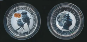 Australia: 1999 $2 Kookaburra 2oz Glamour Coin 1923 Half Penny Privy Mark - Picture 1 of 1