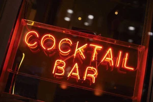 COCKTAIL BAR Neon Sign Light Beer Bistro Pub Party Real Glass Tube Decor 14"x7" - Picture 1 of 1