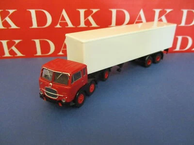 1/87 Modellino Camion Truck Fiat 690 T Rosso Cassonato by Brekina - Immagine 1 di 4