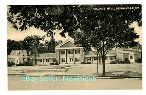 Bronxville Nueva York - Vista del Ayuntamiento - Postal Condado de Westchester - Imagen 1 de 2