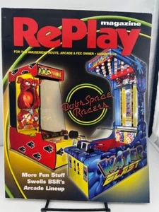 Replay Magazine Aug 006 Edición Arcade Videojuegos Bobs Space Racers - Imagen 1 de 1