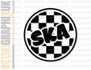 Ska Roundel - Mod Scooter Sticker 125mm_Mod Ska_Reggae Skinhead GNSC. - Picture 1 of 4