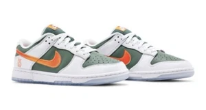 Nike Dunk Low SE NY vs NY Green White Orange US Men 8 / Women 9.5 NEW AUTHENTIC - Picture 1 of 5