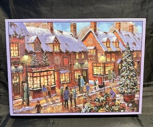 christmas street scene 1000 Pieces Jigsaw - Picture 1 of 1