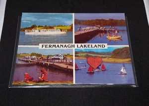 Northern Ireland Postcard : Fermanagh Lakeland - Multi-view : 1970s - Picture 1 of 2