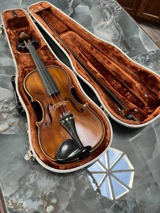 Arco vidriero vintage 1974 Antonio Giovanni 3/4 para violín con estuche - Imagen 1 de 20