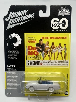 Johnny Lightning James Bond Chase 1962 Sunbeam Alpine White Lightning Foto 1 de 4