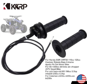 Twist Throttle Grip Cable 50cc 125cc 150 250 Dirt Bike Quad ATV Pit Pro Trail - Picture 1 of 12