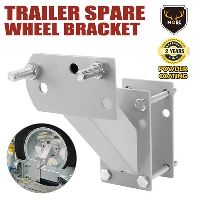 Mobi Spare Wheel Carrier Bracket Tyre Holder Trailer Part Caravan Boat Universal - image 1 of 4