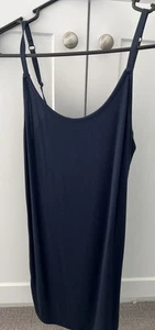 Universal Standard 3XS XS Womens Navy blue Camisole Ribbed Tank adjustable Strap - Picture 1 of 7