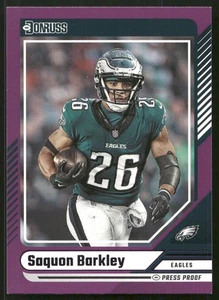 Saquon Barkley - 2024 Panini Donruss Football - Purple Press Proof #32 - Bild 1 von 2