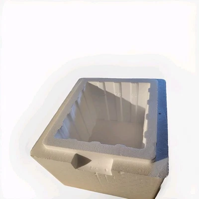 Insulated Box  Styrofoam Cooler  8"X  6"X 9"x  Interior re-usable shipping - Image 1 of 4