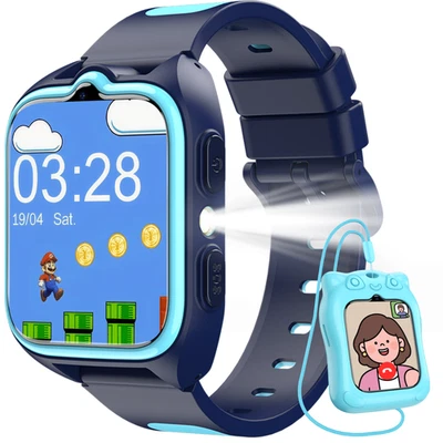 4G Kids Smart Watch GPS+LBS+WIFI Tracker with SOS Function Video Call/Voice Chat - Image 1 of 4