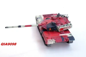 New 1/72 Scale China PLA ZTZ-96B Main Battle Tank Red Color Plastic Model - Picture 1 of 7