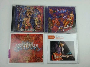 Lot Of 4 Santana CDs Shaman Supernatural Very Best Carlos *AS IS* - Picture 1 of 4