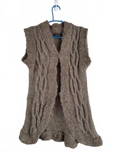 Women’s linea maglia wool blend cardigan gilet made in Italy medium (856) - Picture 1 of 9
