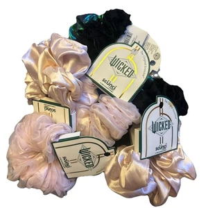 Scunci by Conair WICKED Set Of 8 Scrunchies Brand New Elphaba Glinda 2 Packs - Picture 1 of 5