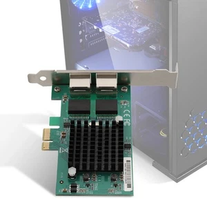 PCI-E 1X Gigabit Ethernet Server Computer Network Card For 82575-S BEA - Picture 1 of 7