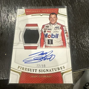 Tony Stewart 2022 National Treasures Firesuit Signatures Material Auto 72/99 - Picture 1 of 2