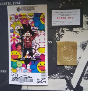 Rare 2020 Death NYC Original Lottery Ticket Signed/Dated/COA/#1/100!!! - Bild 1 von 3