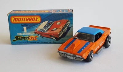 Matchbox Superfast 1, Dodge Challenger 'Revin Rebel' - Excelente estado en muy buen estado como nuevo Foto 1 de 4