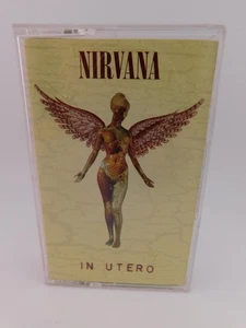 Vintage Nirvana Cassette In Utero 1993 Grunge Rock Album Steve Albini HX PRO - Imagen 1 de 5
