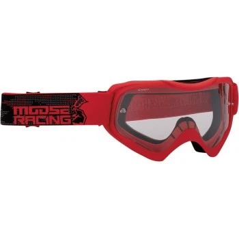 Moose Offroad Qualifier Agroid Goggles MX Dirt Bike - Adult Size Red - Изображение 1 из 1
