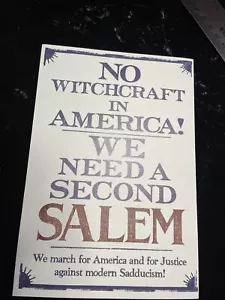 HARRY POTTER MOVIE PROPS Fantastic Beasts And Where To Find Them Poster Witches - Picture 1 of 11
