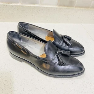 🔥Alden New England Quaste Halbschuh Schwarz Leder Schuhe Herren Größe 10,5 Schön - Bild 1 von 23