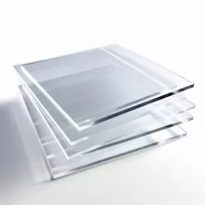Plexiglas® Laserzuschnitt, Acrylglas Platte/Scheibe, transparent, Wunschformat - Bild 1 von 7