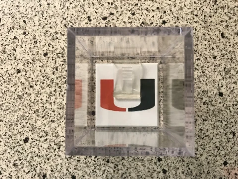 Miami Hurricanes Custom NCAA National Champions Alumni Ring Display Case The U Cover