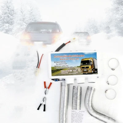 3 Hole 24V 800-1000W Electric Car Heater Heating Fan Defogger Defroster Demister - Image 1 of 4