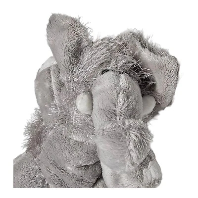 Ganz Webkinz Grey Gray Shaggy Elephant - NO Code - Clean NO Rips Or Stains - Image 1 of 4