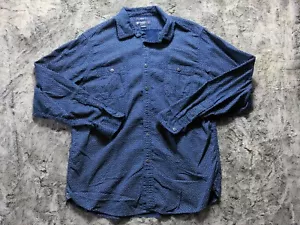 Cremieux Collection Slim Fit Long Sleeve Button Up Shirt Men's Size XL Blue - Picture 1 of 9