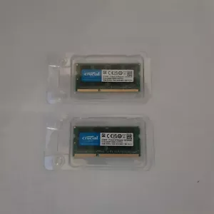 Two Crucial DDR3L SO-DIMM Laptop/Notebook 4 GB RAM New In Box - Picture 1 of 2
