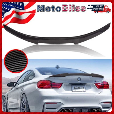 For BMW E92 Coupe 328i 335i M3 2007-2013 Trunk Spoiler Rear Wing Black A4 Style Foto 1 de 4