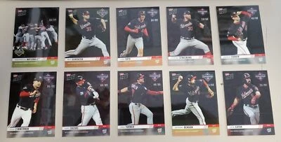 2019 Topps Now Futures World Series Nationals 20 Card Chrome Set #/99 88 (Soto) - Image 1 of 3